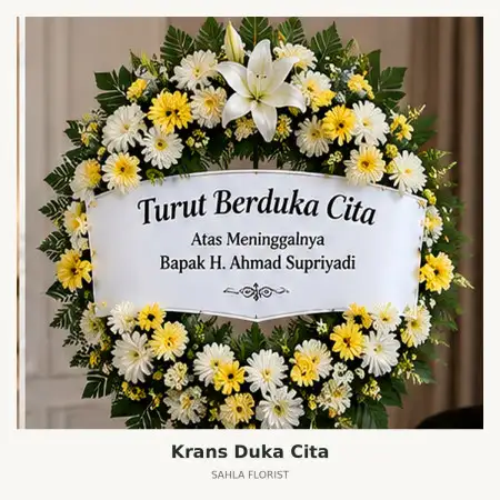Krans Bunga Duka Antapani